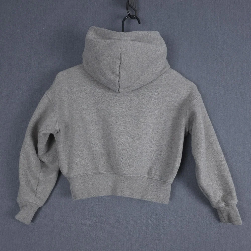 Fear of God Essentials Kids Hoodie Heather Gray Fleece Size XS 4/5 FOG Pullover